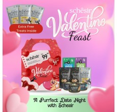 Schesir After Dark Valentine Feast'25 Gift Pack For Cats